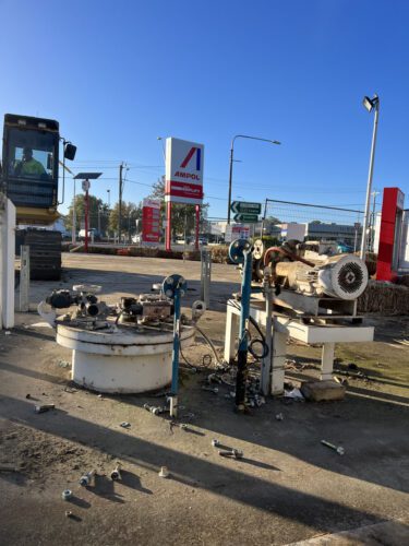 Town and Country LPG tank removal